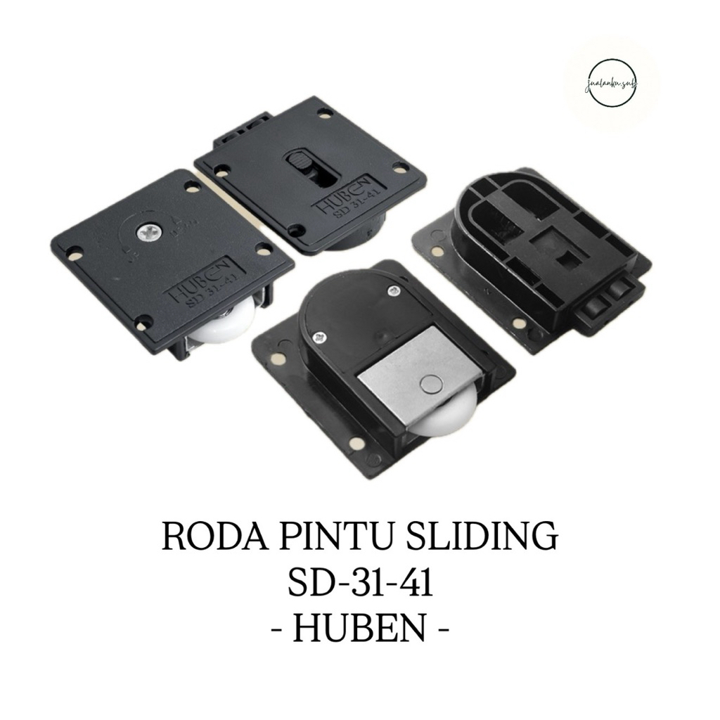 RODA PINTU SLIDING SD-31-41 RODA SLIDING GESER LEMARI PINTU SLIDE DOOR SLIDING DOOR HUBEN
