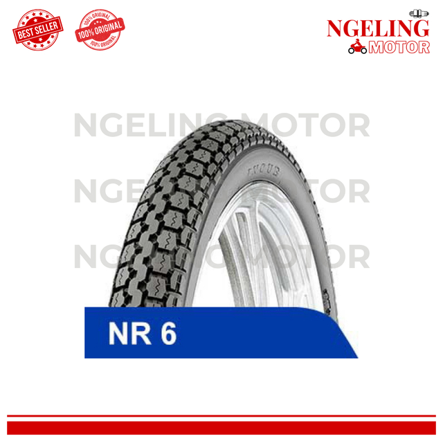 Ban IRC NR6 ( NR 6 ) Tubetype Original 2.50-17 Ban Luar Motor Bebek Semi Trail Ring 17 - Harap Baca 