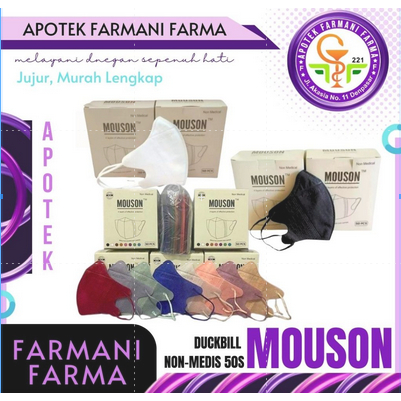 DUCKBILL MOUSON 50S / MASKER DUCKBILL MEDIS / MASKER NON MEDIS