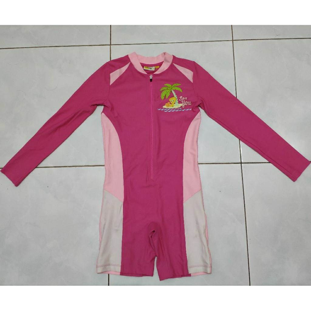 [PRELOVED] BAJU RENANG ANAK/ BAJU RENANG TWEETY/ BAJU RENANG LENGAN PANJANG