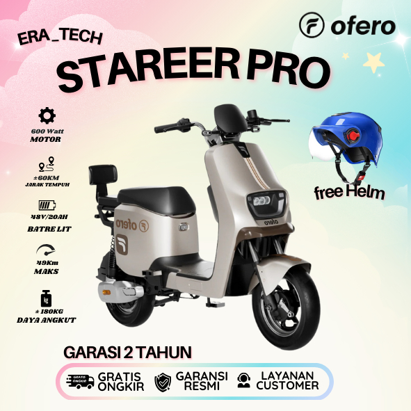 OFERO Sepeda Motor Listrik OFERO STAREER PRO Electric E Bike