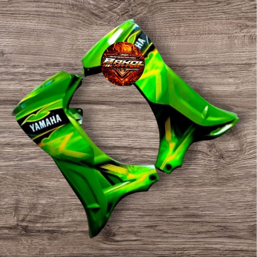 Sayap Yamaha Jupiter Z Burhan Sayap Luar Dalam Jupiter Z Warna Hijau plus striping