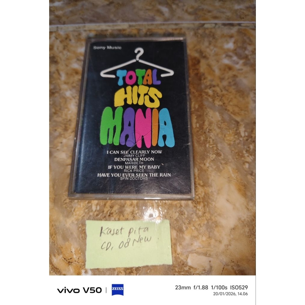 Kaset pita Total hits mania