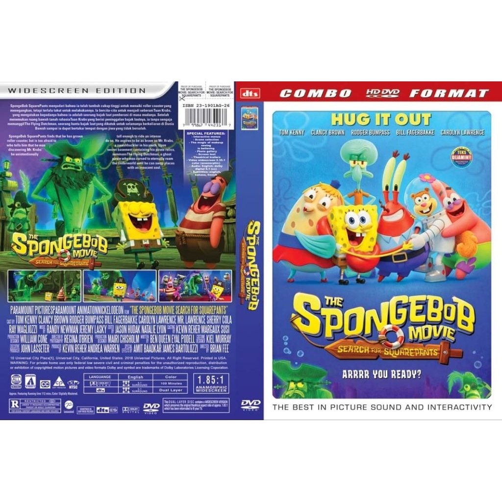 Dvd terbari The Spongebob ( hug it out) 2026