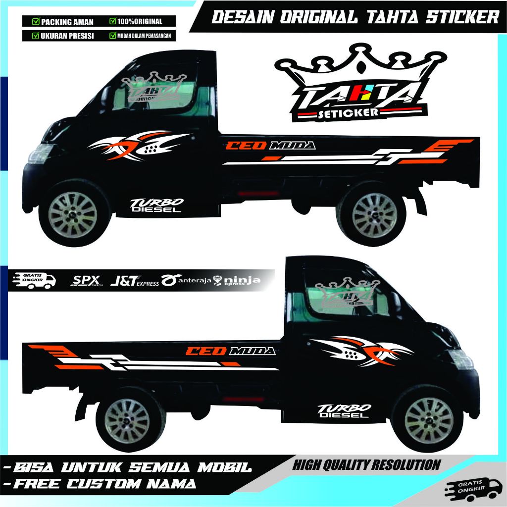 terbaru stiker mobil pick up granmax stiker mobil pick up grand max