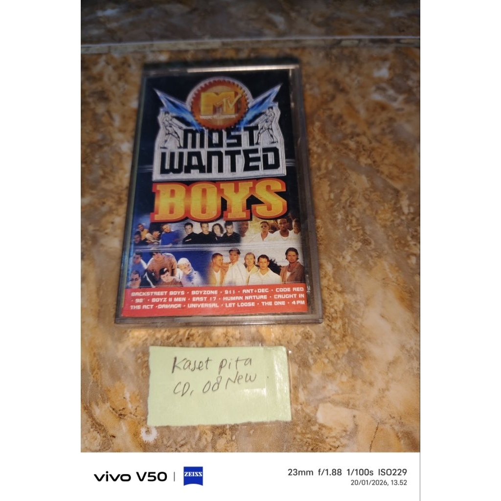 Kaset pita MTV Most Wanted boys
