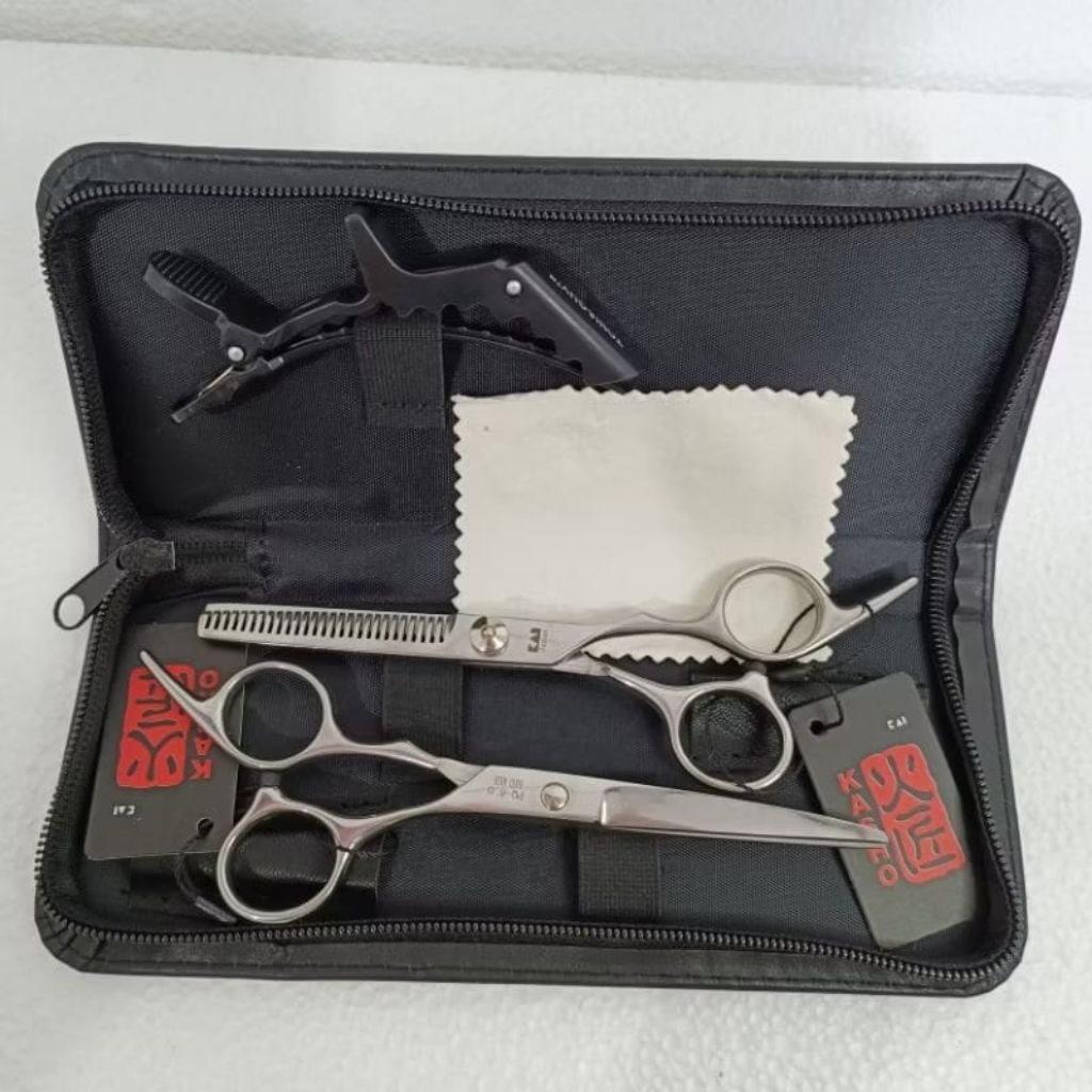 Gunting Rambut Kasho Original Peralatan Set Gunting Rambut Barbershop Salon
