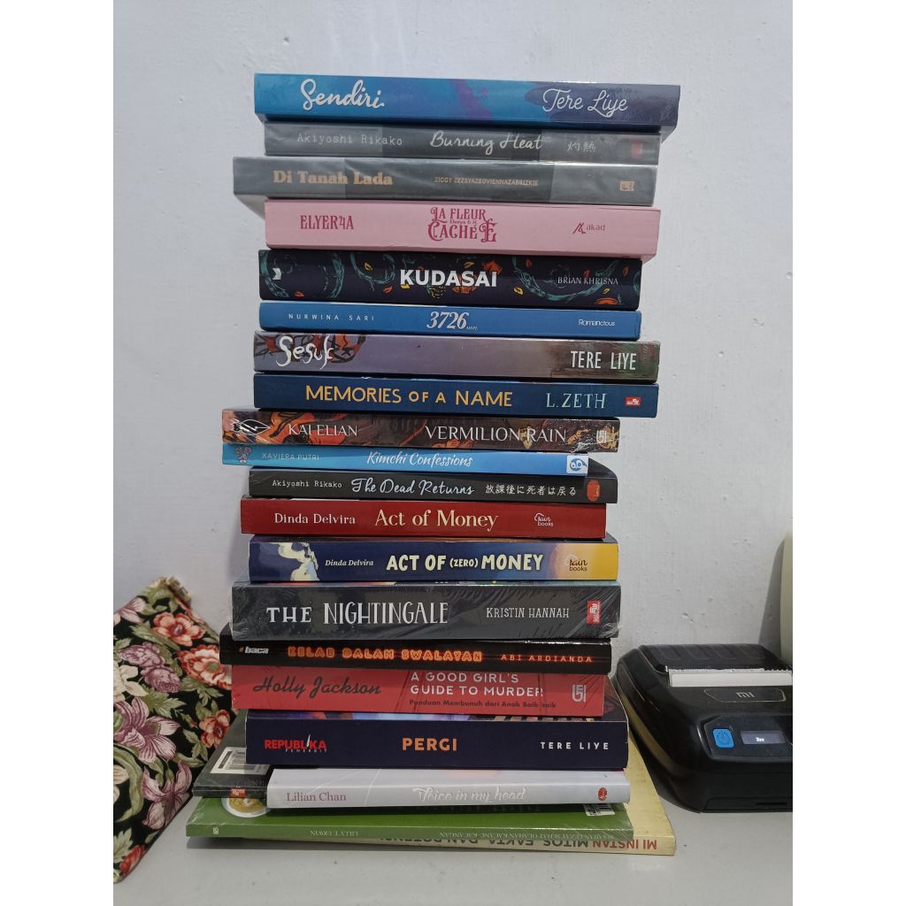 NOVEL PRELOVED ORIGINAL | 3726 mdpl, Di Tanah Lada, Kudasai, Pergi, Burning Heat | Preloved Novel Te