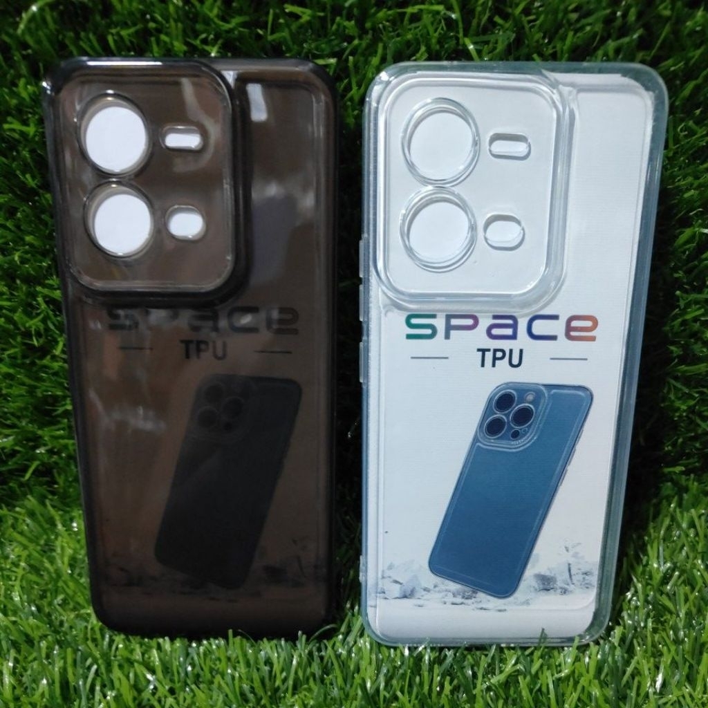 Softcase Silikon VIVO V25 V25E Casing Silikon Black Bening Ttranparan Pro Camera Protector