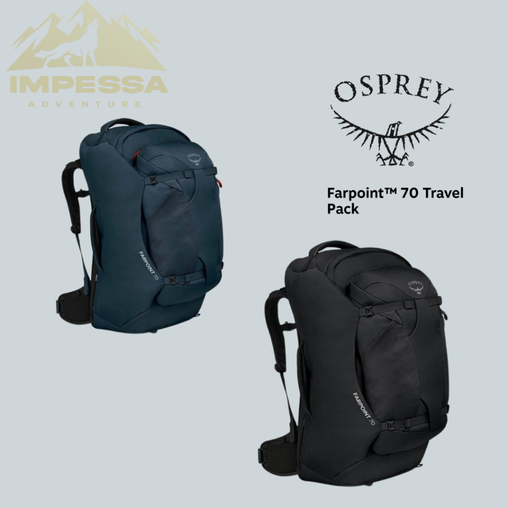 Osprey Farpoint 70 Travel Backpack Original – Tas Carrier Traveling / Hiking / Backpacker Pria & Wan