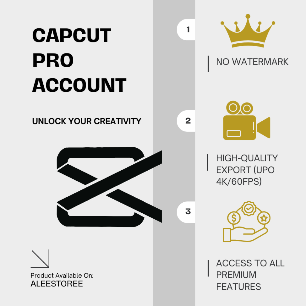 CAPCUT PRO 1 BULAN