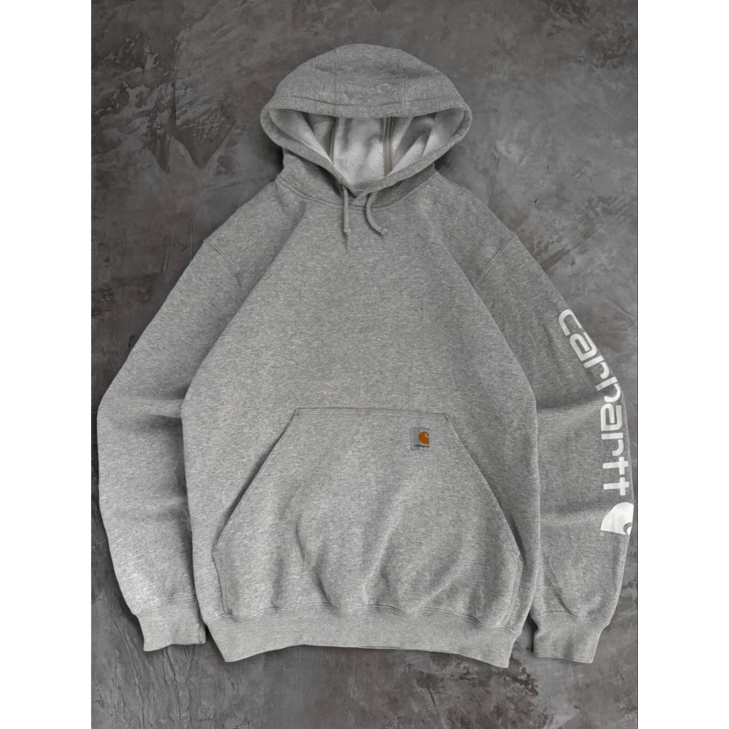carhart spellout hoodie