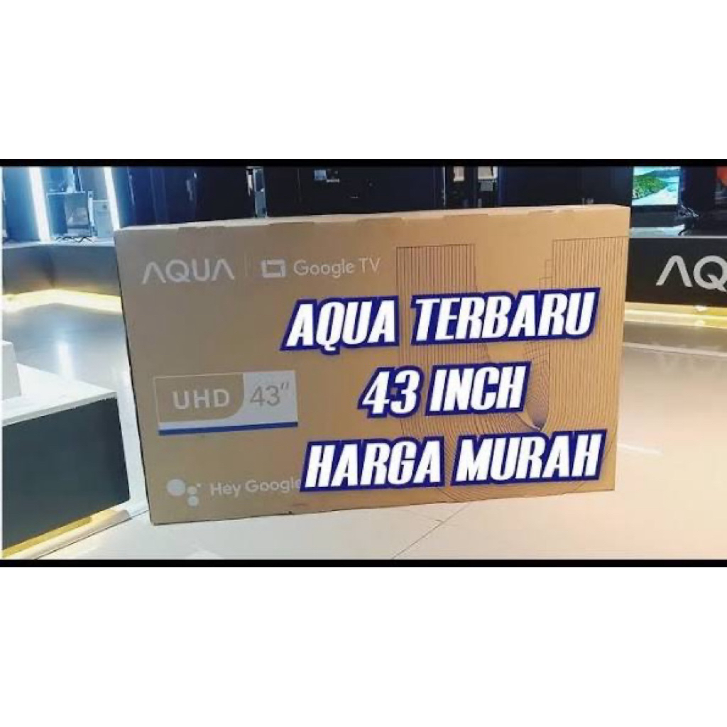AQUA Elektronik TV 43H6F - 4K QLED - Google TV - ALLM - Google Play/Netflix/Youtube/Disney+Hotstar-R