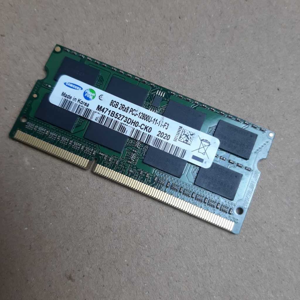 RAM Laptop Notebook DDR3 8GB Sodimm Samsung 12800U Bekas