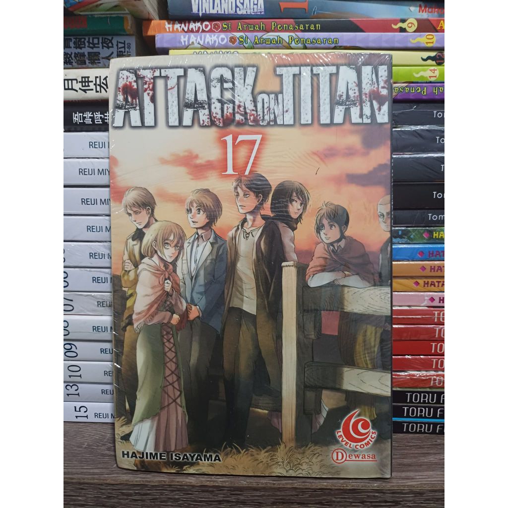 Komik Attack on Titan 17 segel