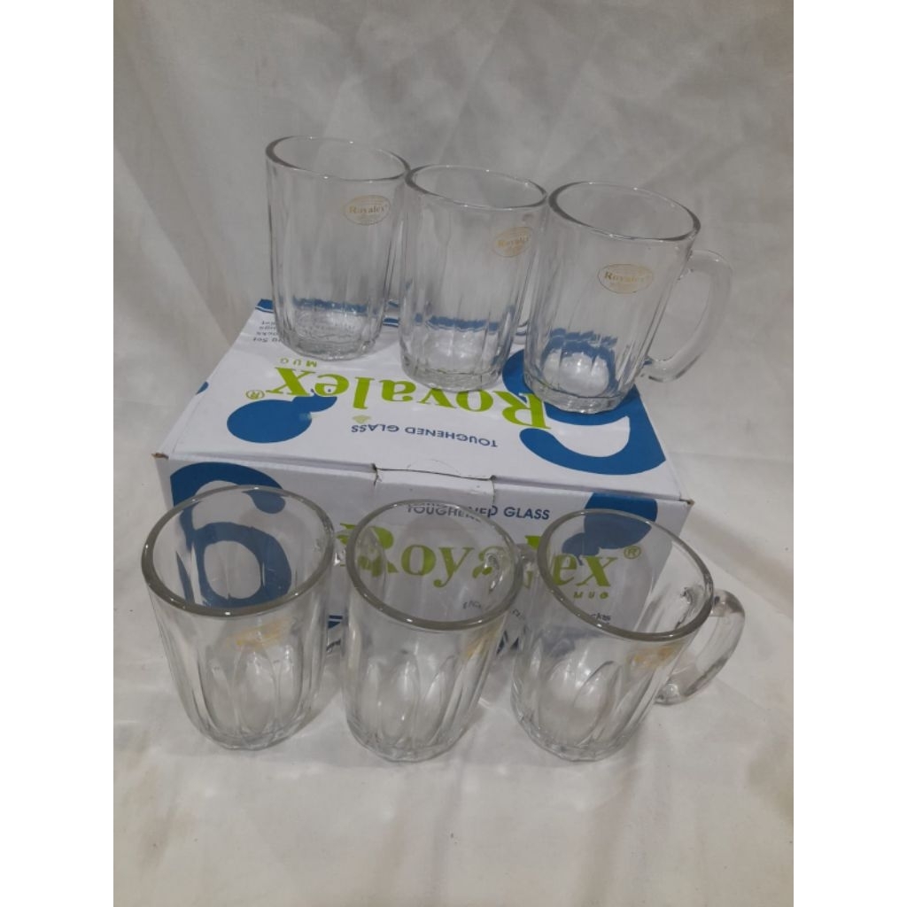 Gelas royalex tangkai FM-300Ukuran 270 ml
