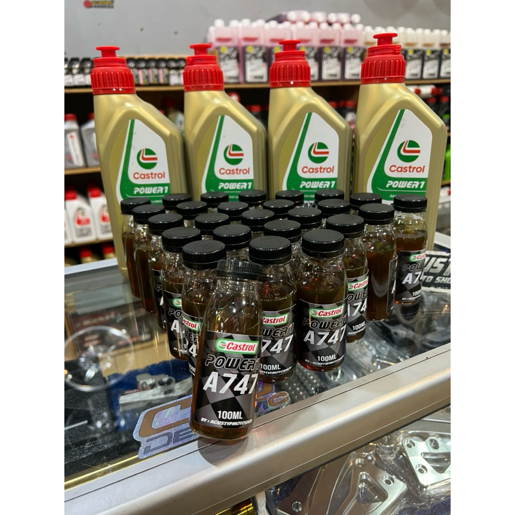 oli castrol a747 2t repack ketengan ukuran 100ml