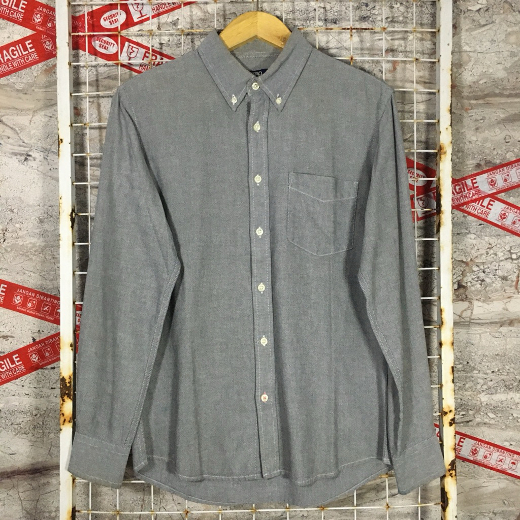 Kemeja Panjang Fashion Spao Abu Second Brand . 05835