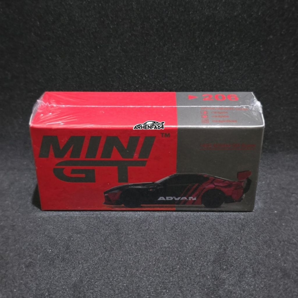 Mini GT 206 HKS Advan GR Supra