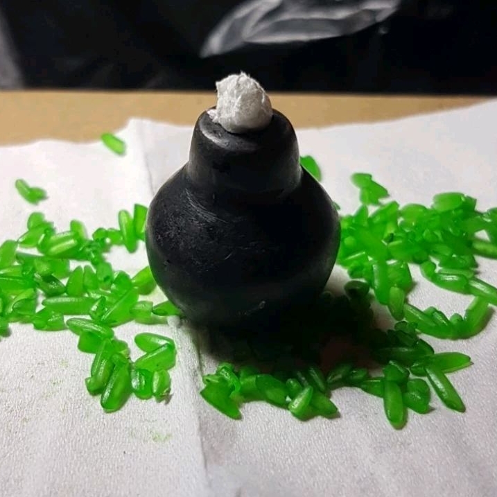 Batu alam batu bulibuli warna hitam polos