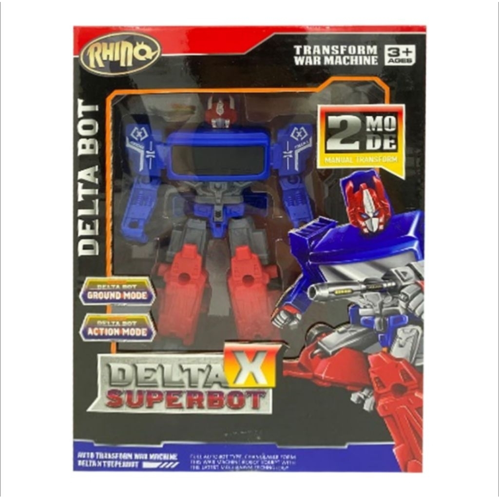 Rhino Delta Bot Mainan Robot Anak Assorted