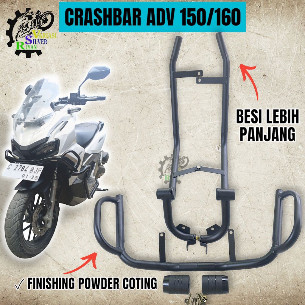 Crashbar Tubular Adv 150 full set body samping dan depan