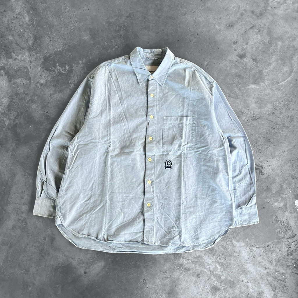 COVERNAT - LONG SLEVEE OVERFIT SHIRT SKY BLUE