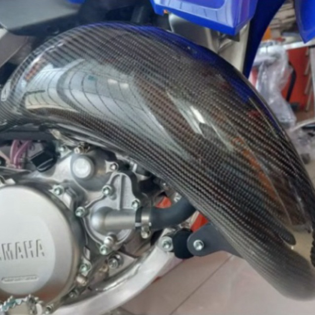 Cover knalpot YZ125x 2023 pelindung knalpot yz 125 2023 carbon