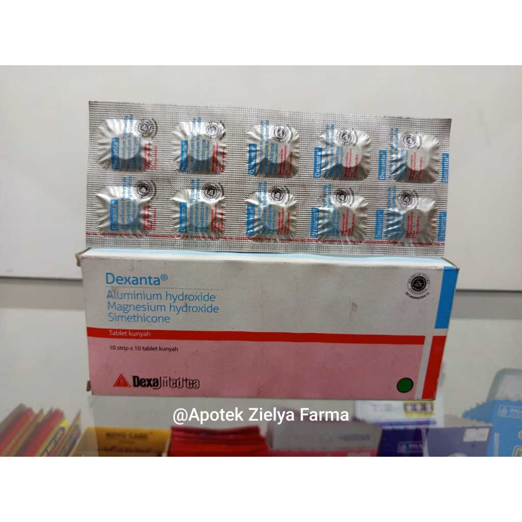 Dexanta Tablet Kunyah 1 Strip 10 Tablet Original