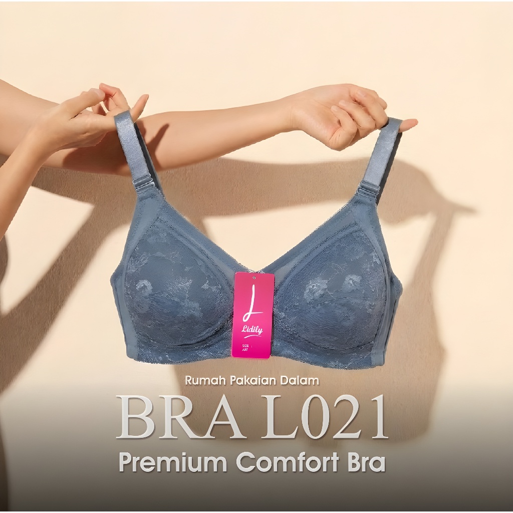 Bh Lydyly L021 Big Cup | Bra Cup Besar Tanpa Busa Tanpa Kawat Kait 3 | Bra Lydyly L021