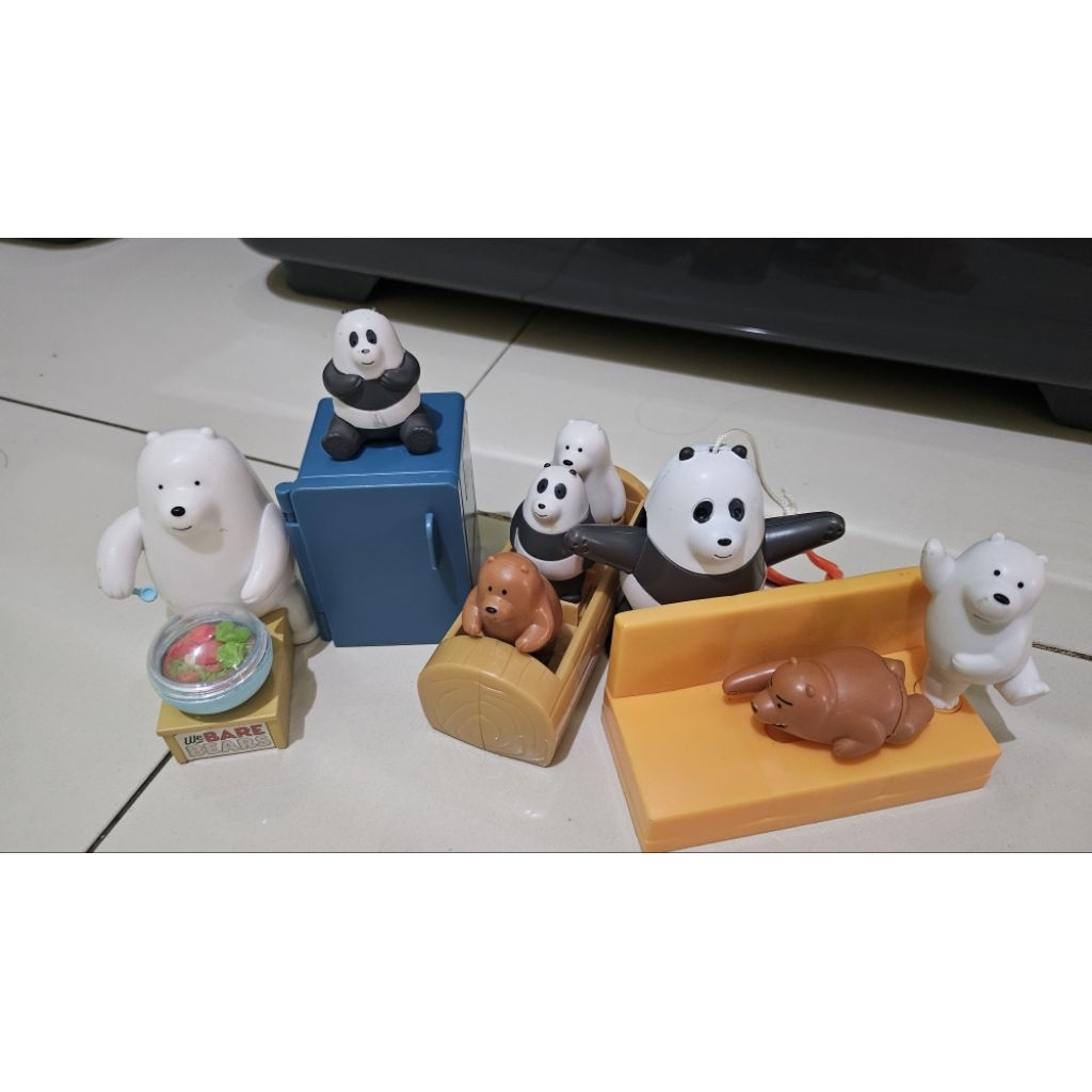 Mainan anak | set mainan happy meal | happy meal | mainan koleksi| mainan happy meal we bare bear| s