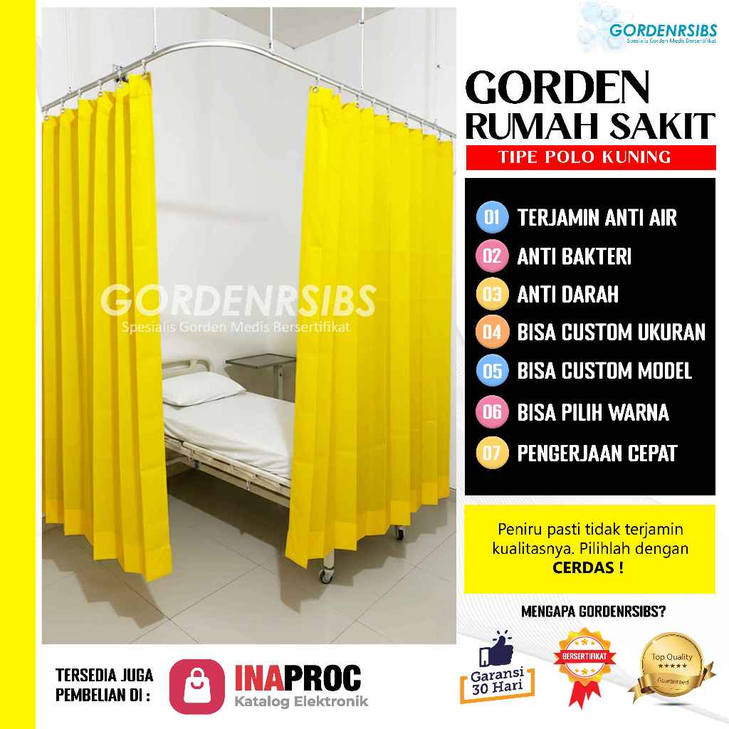 KAIN OPERASI-GORDEN ANTI DARAH-JUAL KAIN ANTI AIR METERAN