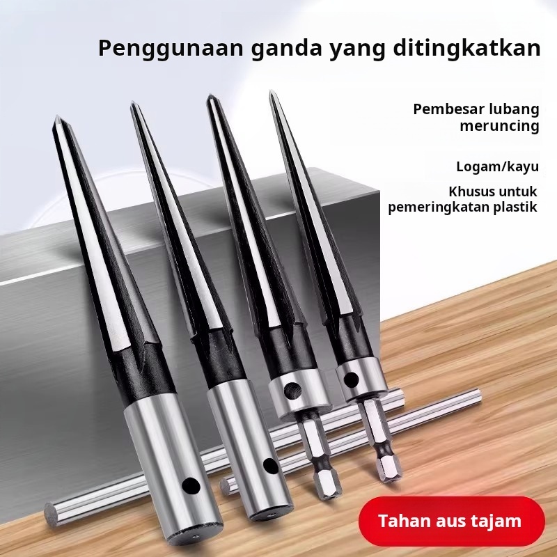 Alat reamer kayu yang meruncing Alat reamer tangan Bor listrik Alat reamer berbentuk T Alat talang l