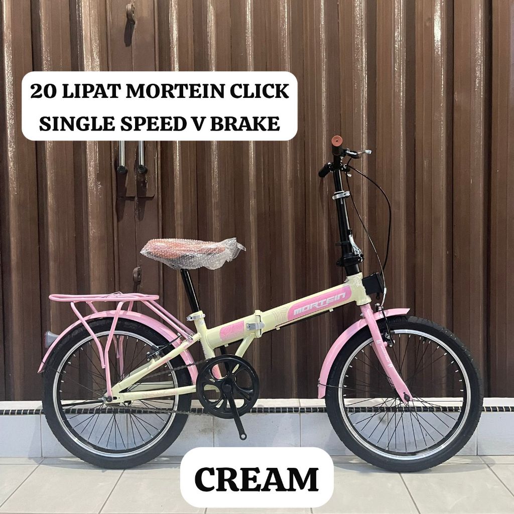 BATAM Sepeda Lipat 20 MORTEIN CLICK Single Speed