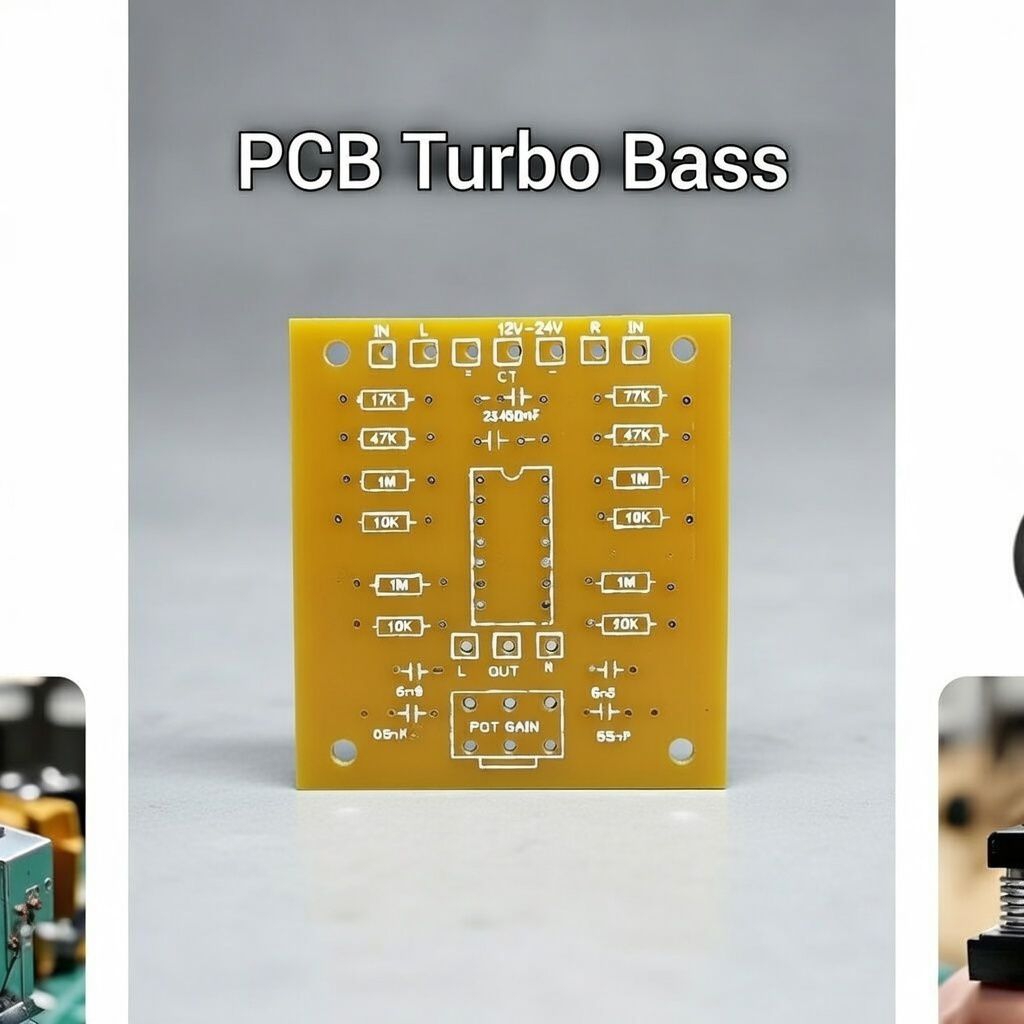 Pcb Turbo Bass Penambah Nada Bass