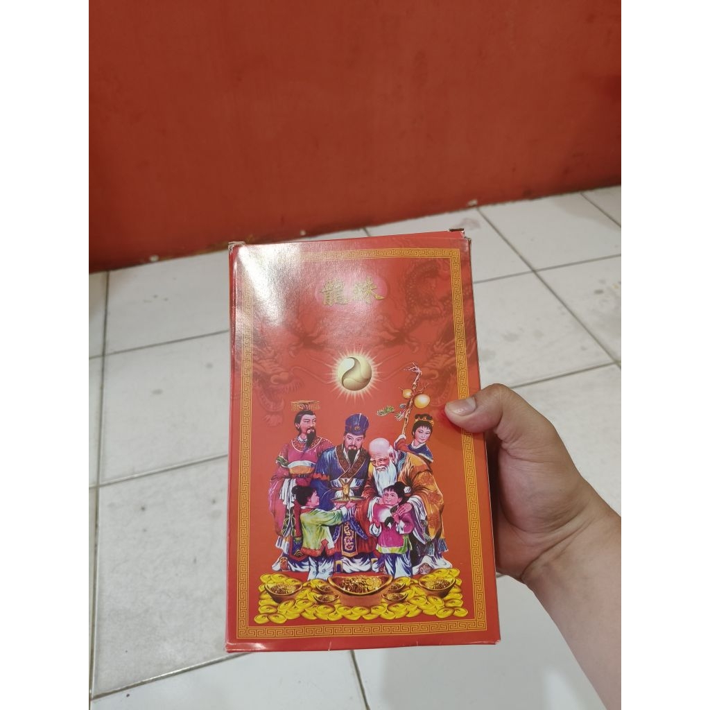 Lilin sembahyang 1 kati lilin merah longchu