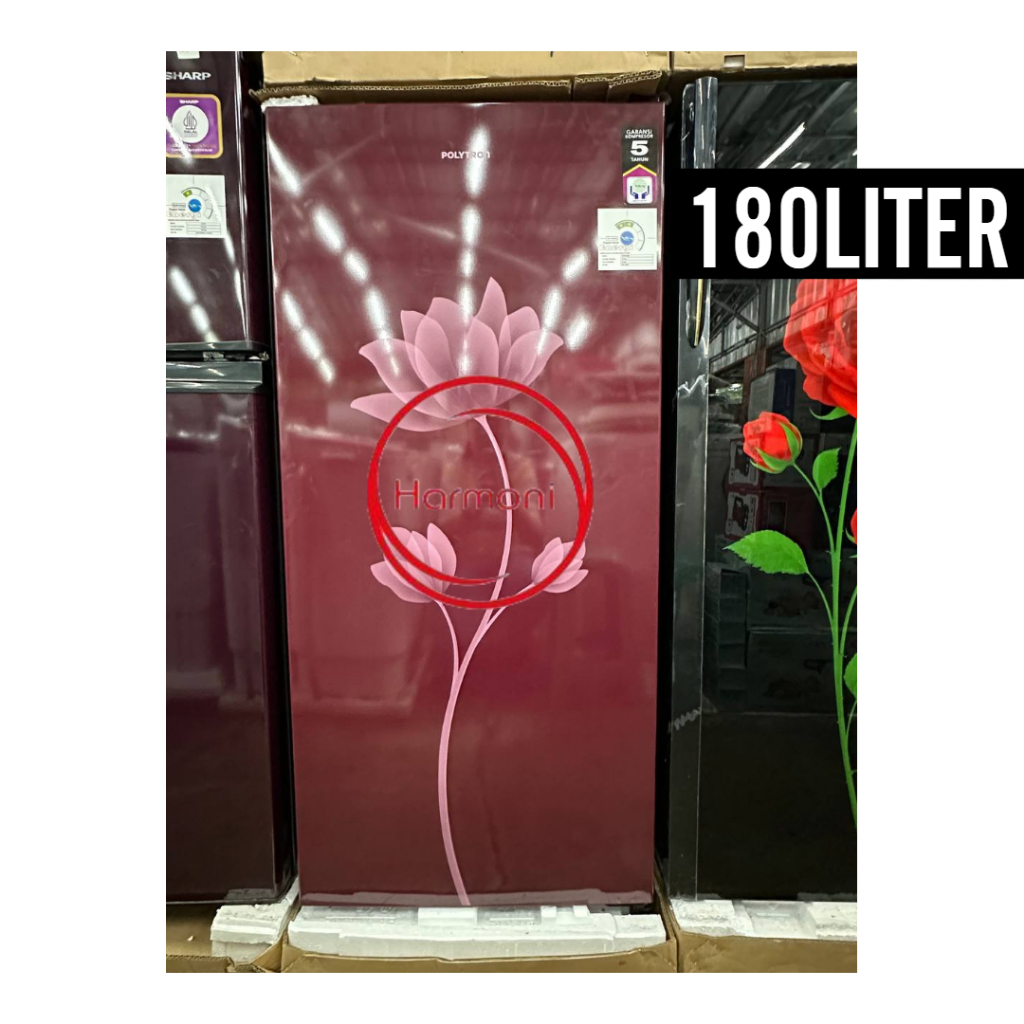 KULKAS POLYTRON 1 PINTU 180LITER 70WATT