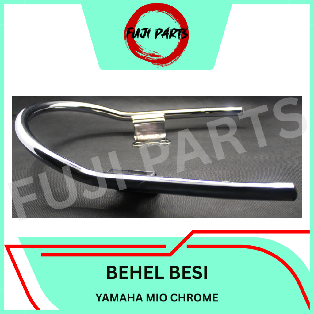 FUJI-PARTS/BEHEL-BESI/PEGANGAN-TANGAN-BELAKANG-MOTOR/YAMAHA/MIO/CHROME/GRADE-ORI