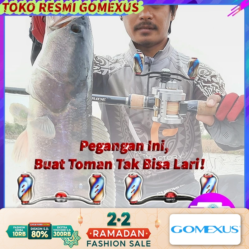 Gomexus 100mm Handle Reel BC Titanium Casting Reel handle For Daiwa Steez Zillion Shimano Curado Abu