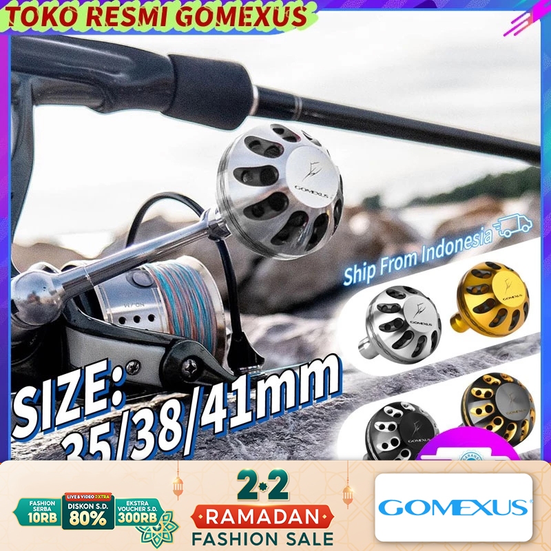 Zypher - Gomexus Handle Knob 35-41mm Joran BC pancing alat pancing set knop Stradic Daiwa shimano