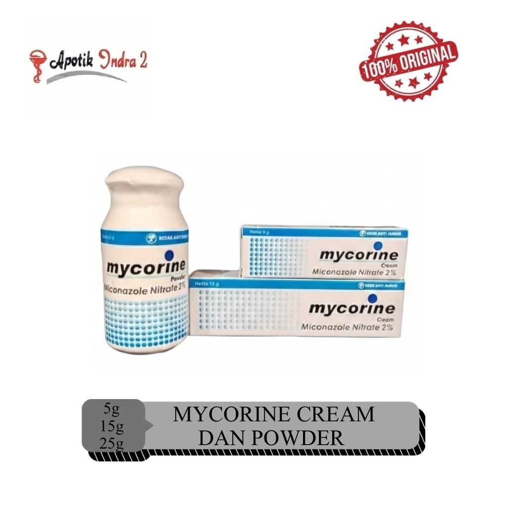 MYCORINE Pawder 25 gr | MYCORINE Cream 15 gr | MYCORINE Cream 5 gr