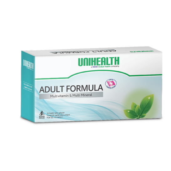 Multivitamin Dewasa ADULT FORMULA Unihealth untuk Kesehatan Tubuh