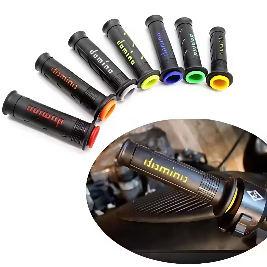 Handgrip Domino Original Super Soft A250 A450 - Grip Motor Universal Empuk & Anti Slip