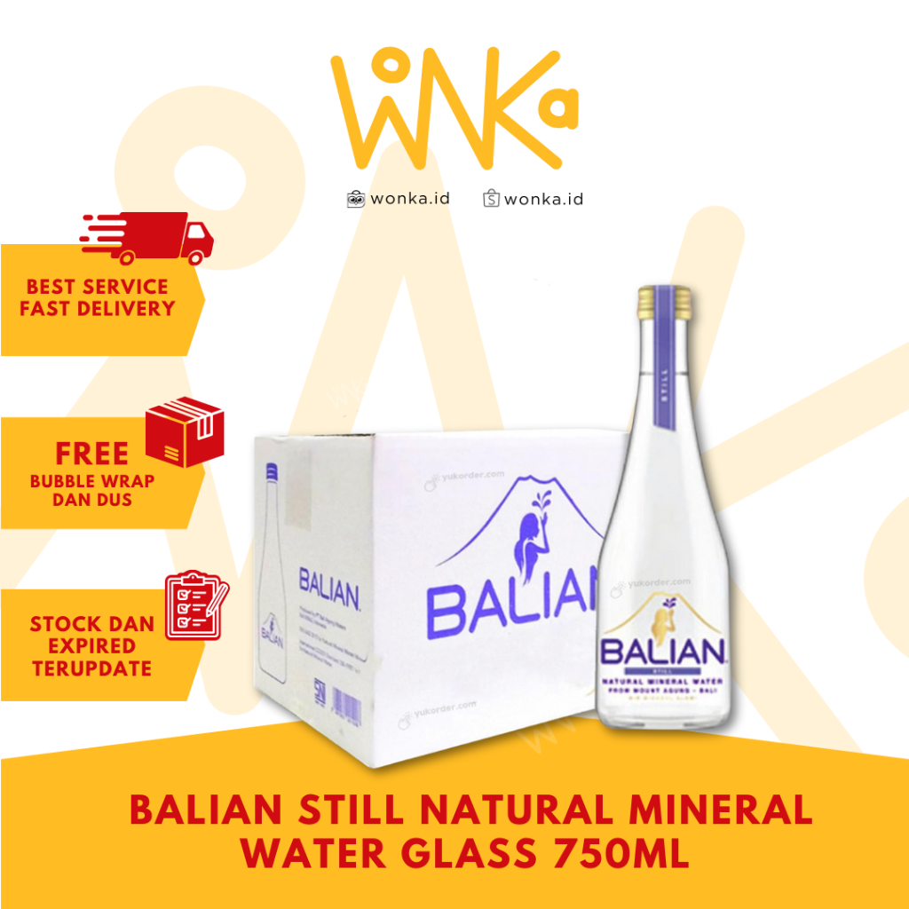 Balian Still Natural Mineral Water Glass 750ml