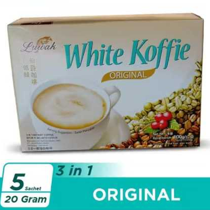 Luwak White Coffee Box Isi 5's 100gr