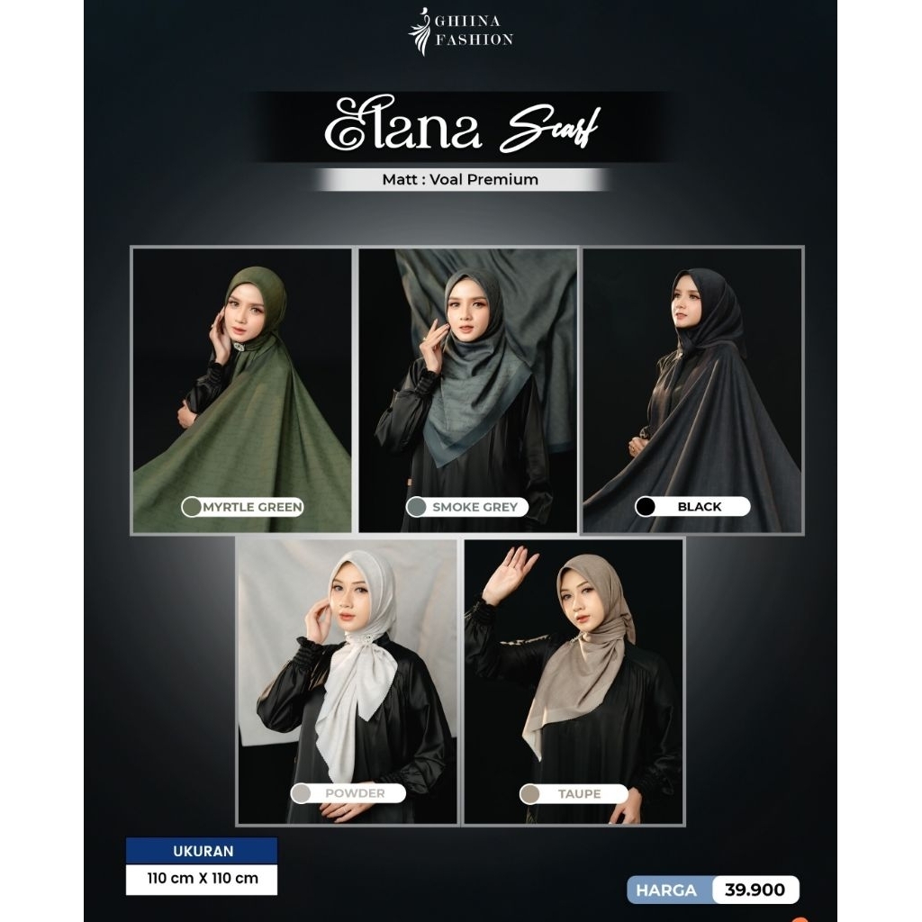 ELANA SCARF // GHIINA FASHION // READY