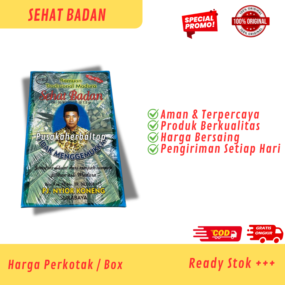 Jamu Sehat Badan PJ Nyior Koneng Herbal Alami Original