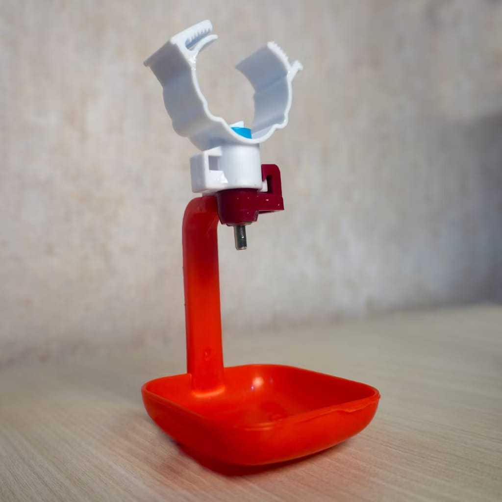 Nipple drinker 360 clamp ayam broiler layer Niple Nipel Nepel Cup Medion