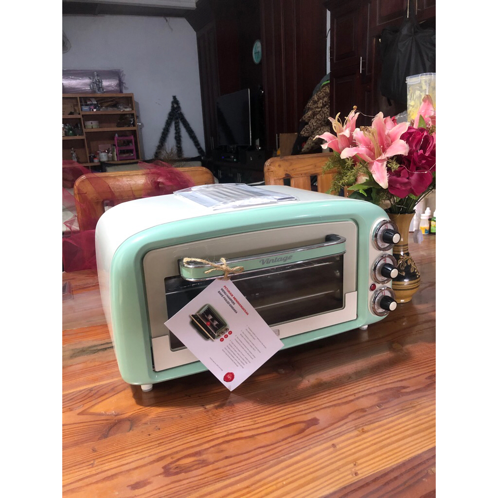 Ariete 18 Ltr Oven Toaster Vintage - Hijau 10174236