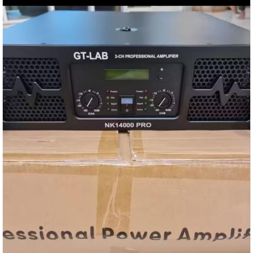 POWER AMPLIFIER GT LAB NK 14000 PRONCHANNEL CLESS TD ANTI KOSLETING NK 14000 PRO